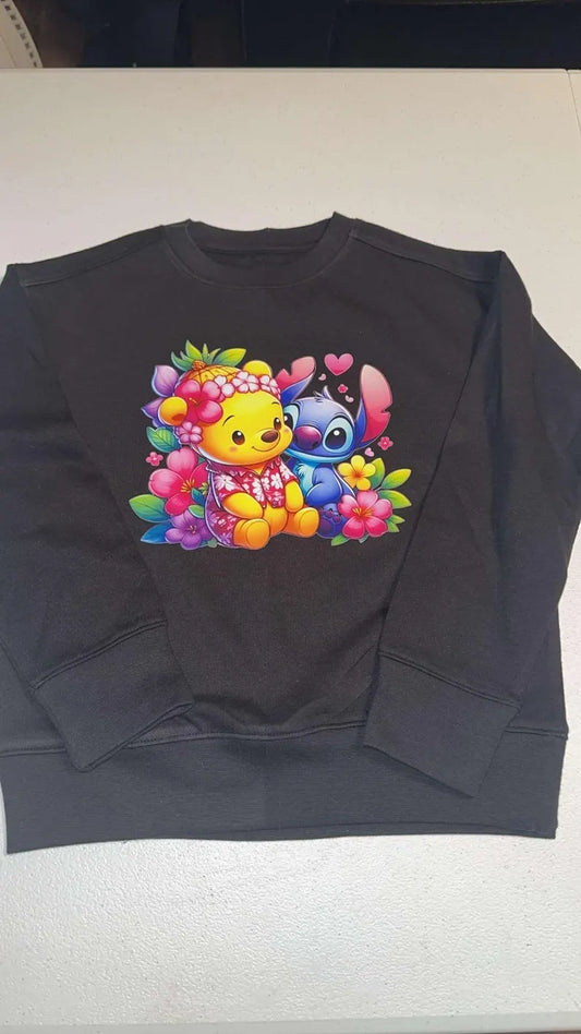 Stitch And Pooh T-Shirt