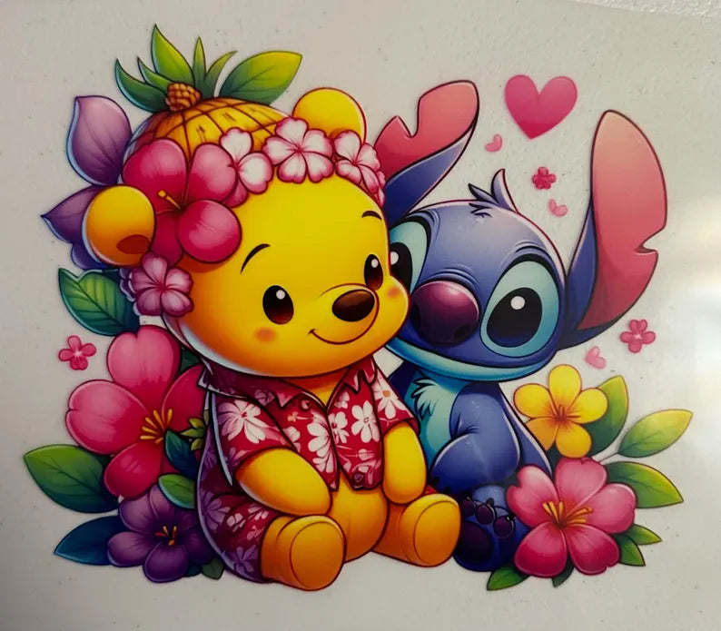 Stitch And Pooh T-Shirt