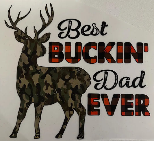 Best Buckin Dad Ever Long Sleeve Hoodie